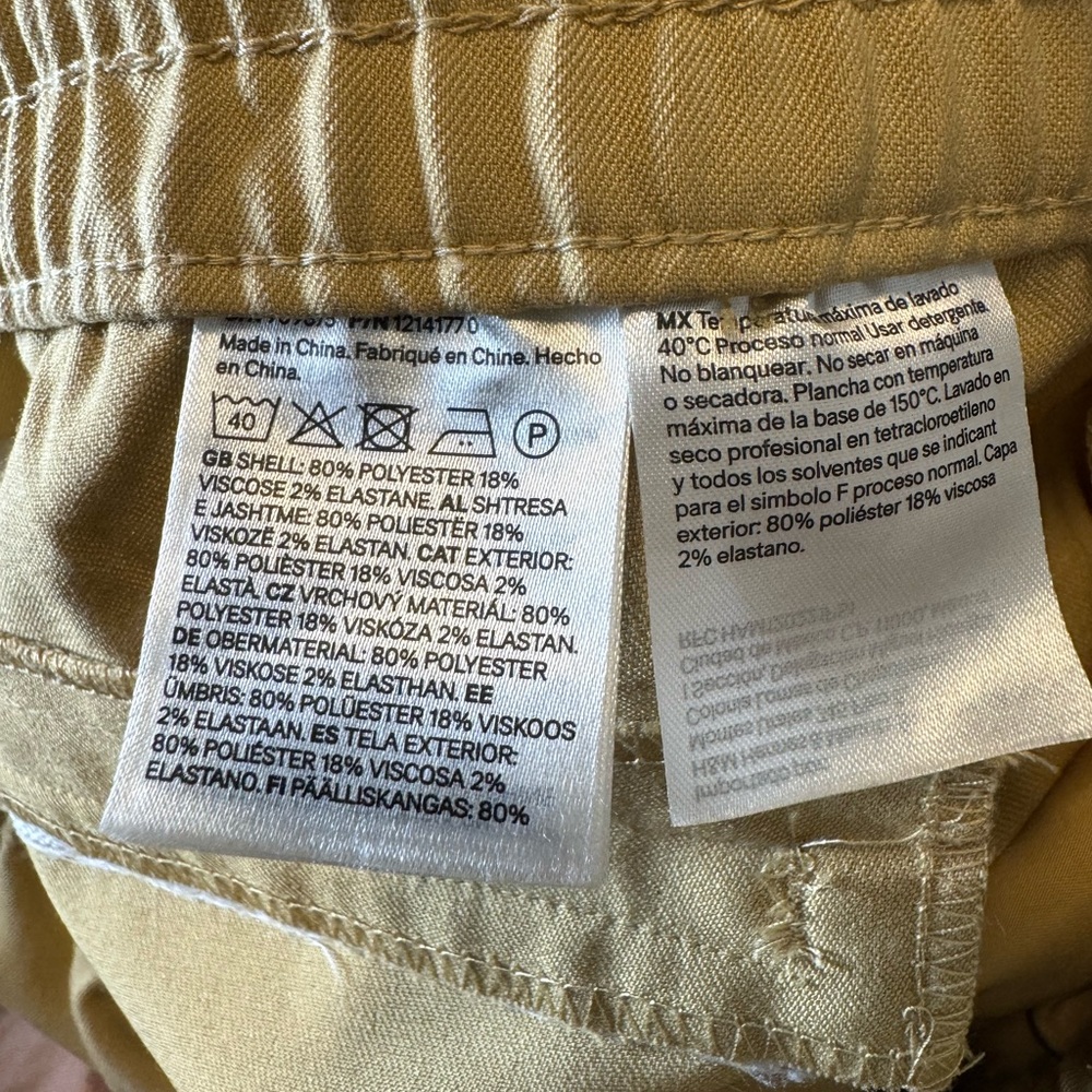 H&M Divided Women’s Camel Trousers size L - Picture 4 of 10